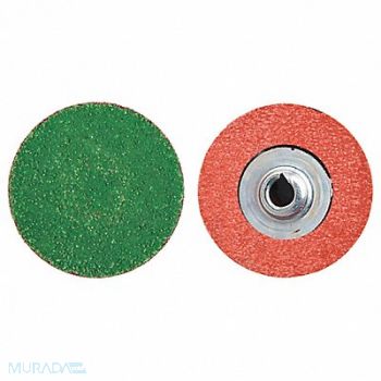 MERIT Quick-Change Sand Disc 2 in Dia TS PK100, 1EDV3