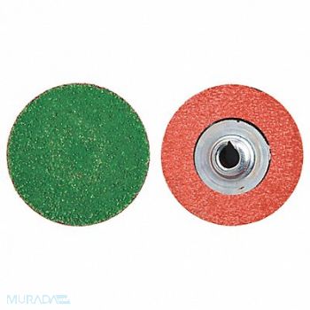 MERIT Quick-Change Sand Disc 2 in Dia TS PK100, 1EDV6