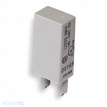 DAYTON Relay Socket Module Diode 2Pin 6-250VDC, 1EGT1