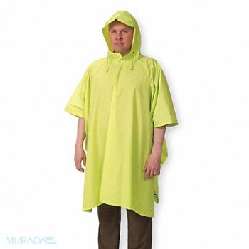 CONDOR Rain Poncho Reusable Yellow/Green 50 L, 1EJY2