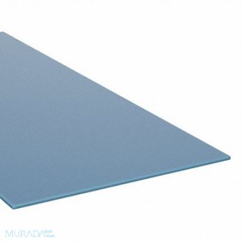 GRAINGER APPROVED PlasticRod Nylon 6 3 1/2 Dia 1ftL Blue, 1URA3