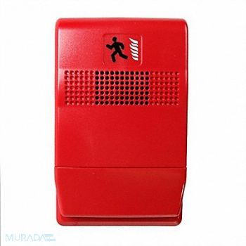 EDWARDS SIGNALING Chime Red H 27/32 x 4 1/2 In, 1EYA1