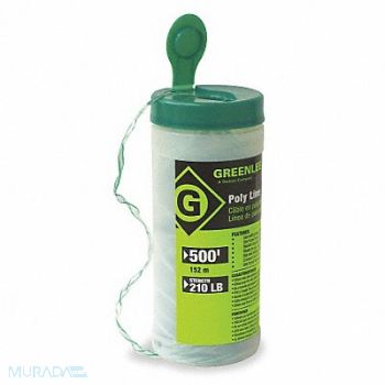 GREENLEE Poly Line 500 ft Overall L, 1FAJ4
