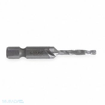 GREENLEE Drill/Tap/Countersink HSS 6-32, 1FAL3