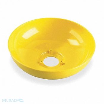 BRADLEY Plastic Eyewash Bowl 10 In Dia, 1FBF2