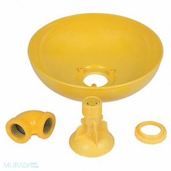 BRADLEY Plastic Showerhead 10 In Dia, 1FBG1