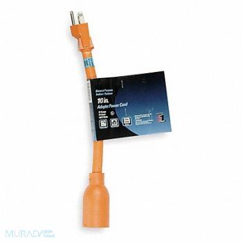 POWER FIRST Locking Cord Adapter 15A 5-15 L5-20, 1FD76