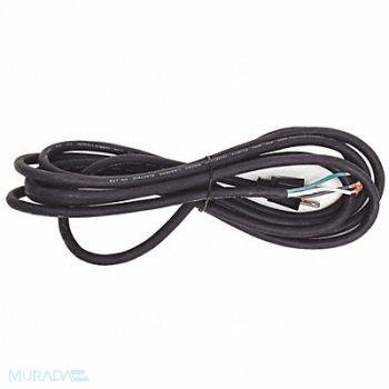 GRAINGER APPROVED Power Cord 5-15P SJO 12 ft Blk 13A 16/3, 1FD88