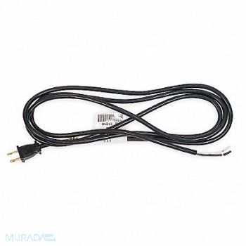 POWER FIRST Power Cord 1-15P SJT 8 ft Blk 10A 18/2, 1FD84