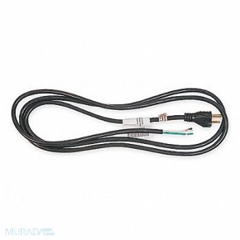 POWER FIRST Power Cord 5-15P SJT 8 ft Blk 15A 14/3, 1FD92