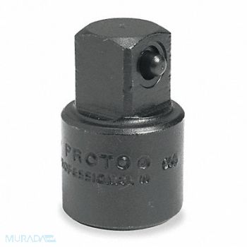 PROTO Impct Skt Adpt Steel Blk Oxd 1/2 in, 1FK43