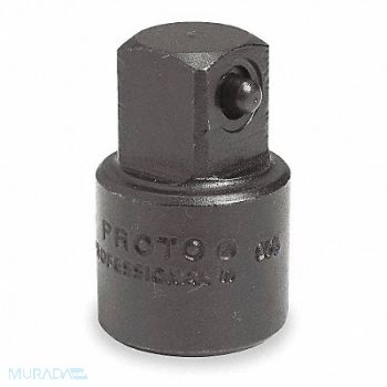 PROTO Impct Skt Adpt Steel Blk Oxd 3/8 in, 1FK44