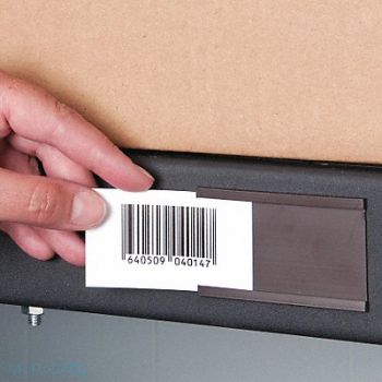 AIGNER INDEX LblHldrRl Black Smooth C-Channel, 1FYB1