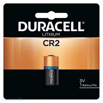 DURACELL Battery Lithium Size CR2 3VDC, 1FYE9