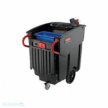 RUBBERMAID COMMERCIAL PRODUCTS Janitor Cart 43 in H 400 lb Cap., 1FYG4