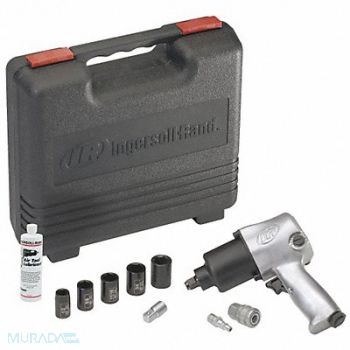 INGERSOLL RAND Air Powered Impact Wrench Kit 8000 rpm, 1FYV1