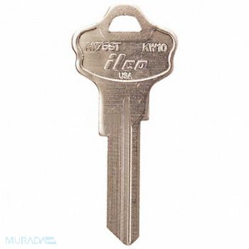 KABA ILCO Key Blank Brass Type KW10 6 Pin PK10, 1GAJ5