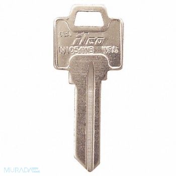 KABA ILCO Key Blank Brass Type WR5 5 Pin PK10, 1GAP9