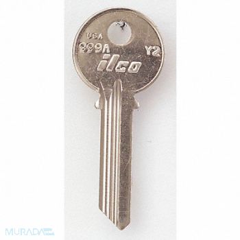 KABA ILCO Key Blank Brass Type Y2 6 Pin PK10, 1GAR1