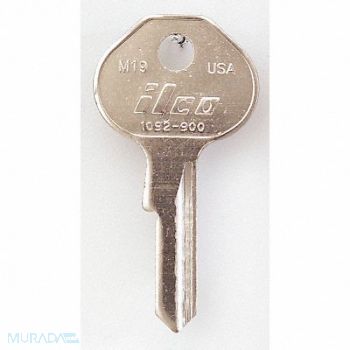 KABA ILCO Key Blank Brass Type M19 4 Pin PK10, 1GAU3