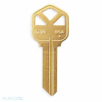 KABA ILCO Key Blank Brass Type 1176 5 Pin PK50, 1GAU8