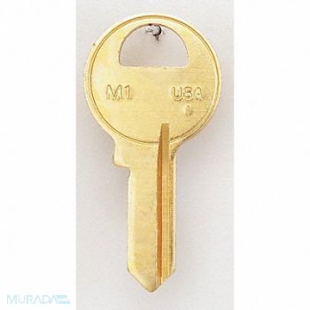 KABA ILCO Key Blank Brass Type 1092 4 Pin PK50, 1GAV3
