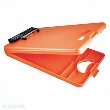SAUNDERS Storage Clipboard Letter Sz Plastic Orng, 1GEJ2