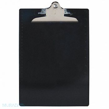 SAUNDERS Clipboard Letter Size Plastic Black, 1GEJ4