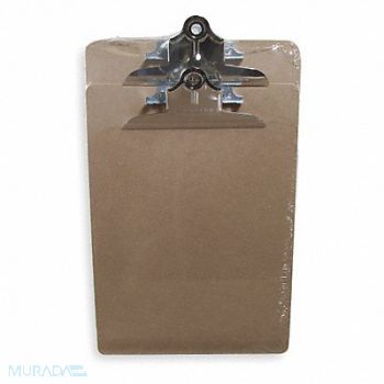 SAUNDERS Clipboard Letter Size Hardboard Brwn PK2, 1GEJ7