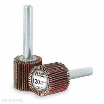 ARC ABRASIVES Flap Wheel 3/4 in Dia 3/4 in W 120 Grit, 1GEN2