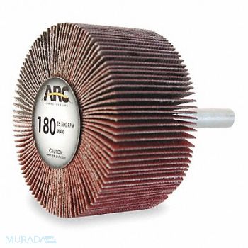 ARC ABRASIVES Flap Wheel 2 in Dia 1 in W 180 Grit, 1GEU4