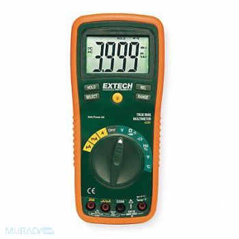 EXTECH Digital Multimeter 600VDC/AC 10A 40MOhms, 1GUH7