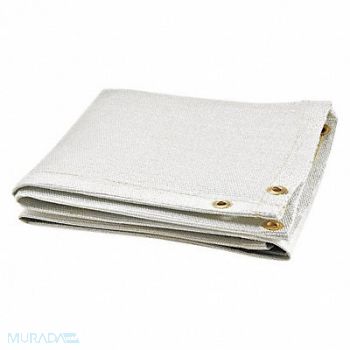 STEINER Welding Blanket 4 ft W 6 ft L White, 1H173