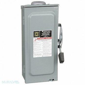 SQUARE D Safety Switch 240VAC 2PST 60 Amps AC, 1H250