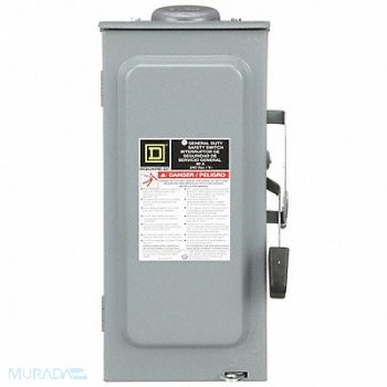 SQUARE D Safety Switch 240VAC 3PST 60 Amps AC, 1H255