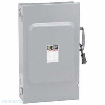 SQUARE D Safety Switch 240VAC 3PST 200 Amps AC, 1H258