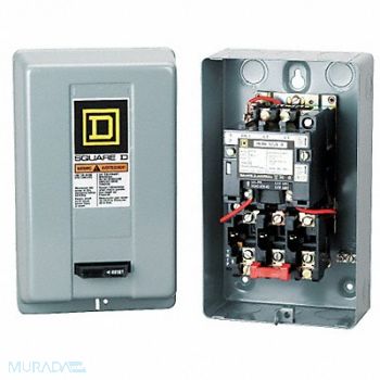 SQUARE D Magnetic Motor Starter NEMA 208V 3P 45A, 1H523