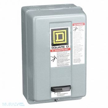 SQUARE D Magnetic Motor Starter NEMA 240V 3P 27A, 1H505