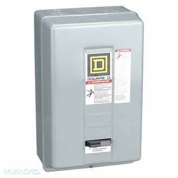 SQUARE D Magnetic Motor Starter NEMA 120V 3P 45A, 1H520