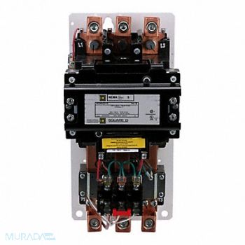 SQUARE D Magnetic Motor Starter NEMA 120V 3P 270A, 1H553