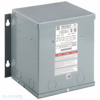 SQUARE D Transformer 1.5kVA 240VAC 480VAC, 1H718