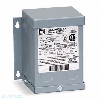 SQUARE D Isolation Transformer 120VAC 240VAC, 2CT06