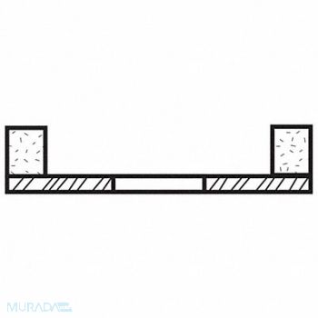 NORTON Plate Mounted Grinding Disc 9 In Dia 46G, 2D168