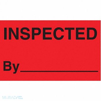 TAPECASE Instructional Label Inspection PK500, 16U802