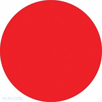 LABELMASTER Circle Blank Labels 4 Red/Roll PK500, 51ZH69