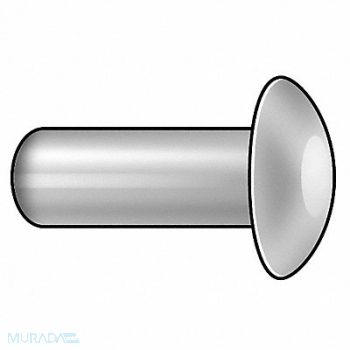 GRAINGER APPROVED Semi-Tubular Rivet 1/16x5/32 In PK100, 1HBY6