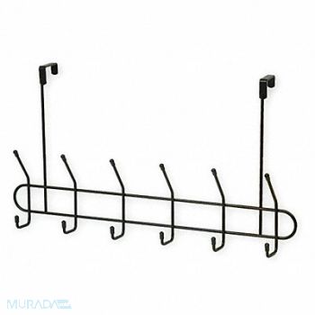 GRAINGER APPROVED Double Point Hook 12 Ends Black, 1HFL1