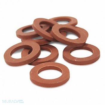 GILMOUR Garden Hose Washers 5/8 x5/8 GHT PK10, 1HLX6