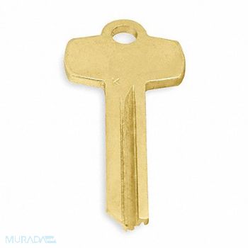 MASTER LOCK Key Blank Brass Best D Keyway 6 Pins, 1JAH4