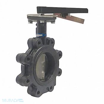 MILWAUKEE VALVE Butterfly Valve Lug 5 in Ductile Iron, 39A301